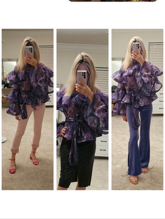 love highlight Tops - Moira Rose Inspired LOVE HIGHLIGHT Purple Top